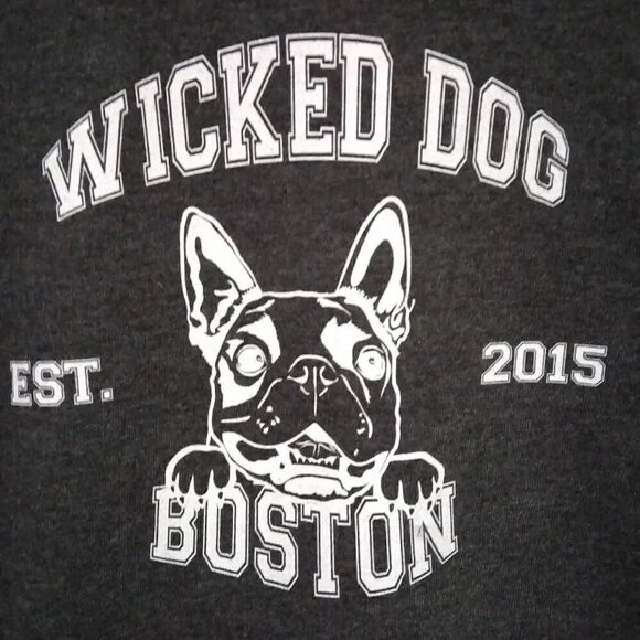 No Brand Other - Wicked Dog Hoodie, Youth, Large, Grey, NWT
